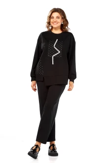 Брючный костюм ALANI COLLECTION 2687 двойка черный