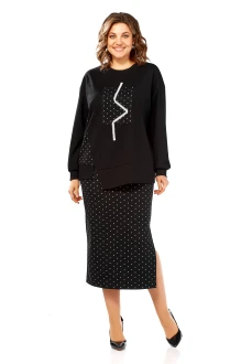 Юбочный костюм ALANI COLLECTION 2688 двойка черный