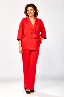 Брючный костюм ZigzagStyle 630 двойка красный