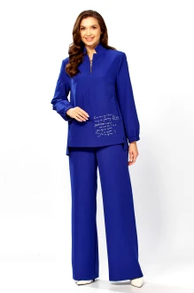 Брючный костюм ZigzagStyle 627 двойка синий