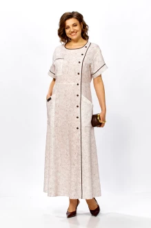 Платье ZigzagStyle 633 бежевое