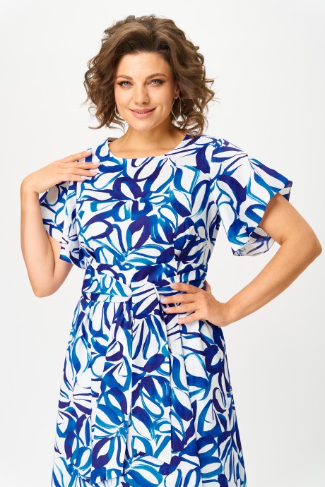 Платье Bonna Image 994 /2 синий размер 48-52 #7