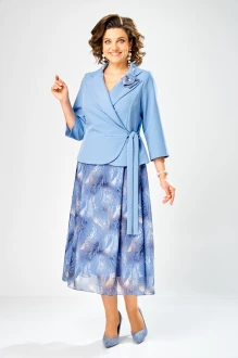 Платье Bonna Image 922 -1/11 голубой, ветки