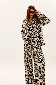 Брючный костюм DILIA 5001 двойка принт