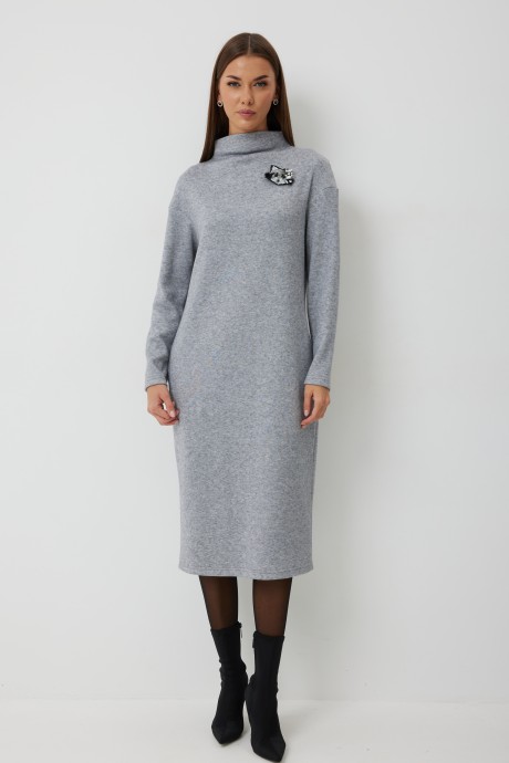 Платье KALORIS 2248 -1 серый размер 44-54 #2