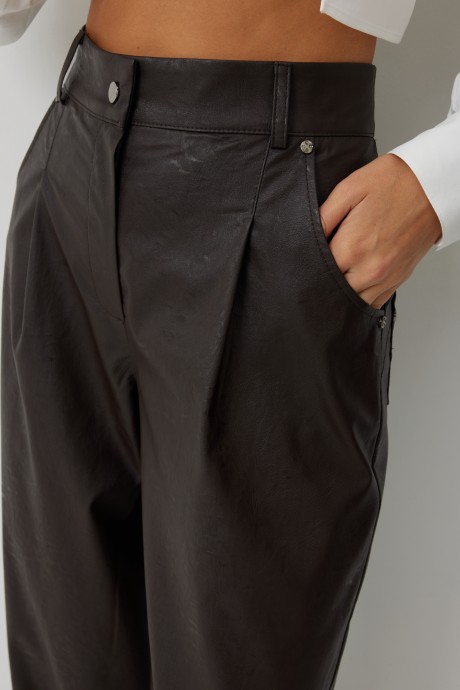 Брюки KALORIS 2249 горький шоколад размер 44-54 #2