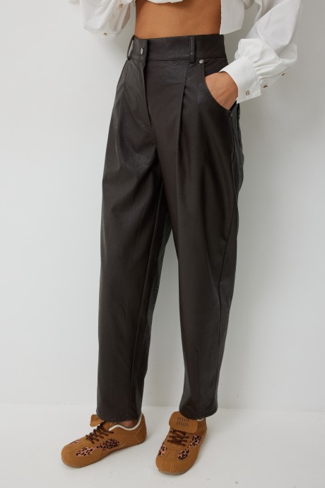 Брюки KALORIS 2249 горький шоколад размер 44-54 #3