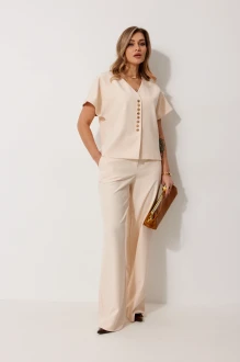 Брючный костюм KALORIS 2285 бежевый