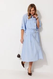 Юбочный костюм KALORIS 2292 голубой