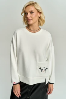 Джемпер (кофта) KALORIS 2366 /1 белый