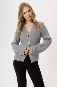 Кардиган PiRS 6385 серый