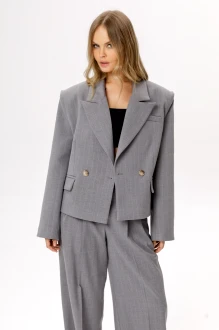 Жакет (пиджак) PiRS 6377 светло-серый