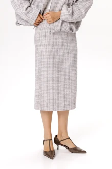 Юбка PiRS 6668 серый