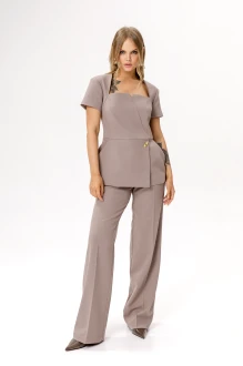 Брюки PiRS 5825 серо-бежевый