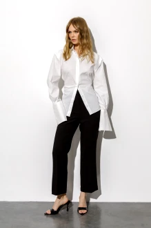 Брючный костюм PiRS 6684 двойка черно-белый