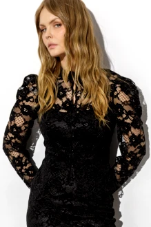 Блузка PiRS 6692 черная