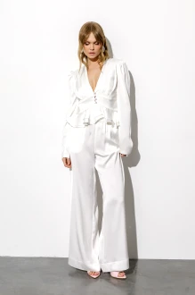 Брючный костюм PiRS 6703 двойка белый