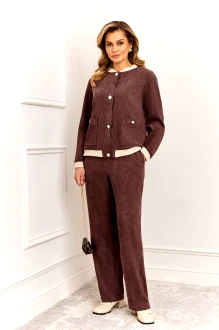 Брючный костюм AGATTI 5992 -1 кофейный