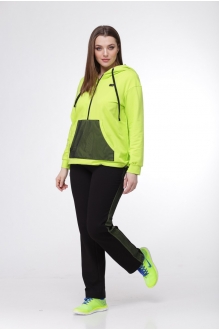 MALI 761 салат+чёрный