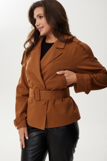 Жакет (пиджак) MALI 123-068 коричневый #1