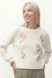 Джемпер (кофта) Lokka 1818 белый