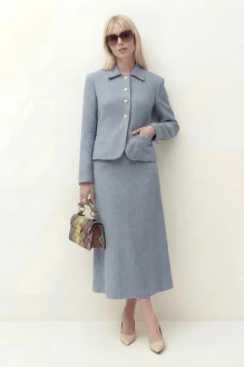 Юбочный костюм Lokka 1831 двойка голубой
