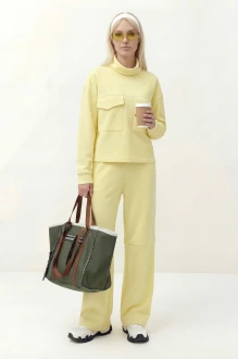 Брючный костюм Lokka 1869 двойка желтый