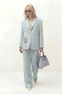Брючный костюм Lokka 1840 B двойка, голубой