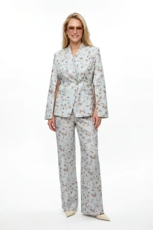 Брючный костюм Lokka 1851 В двойка голубой