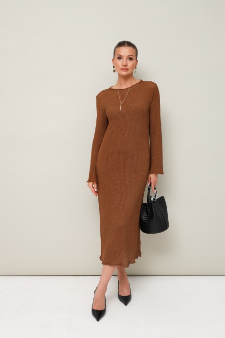 Платье PUR PUR 11-350 коричневый размер 42-50 #2
