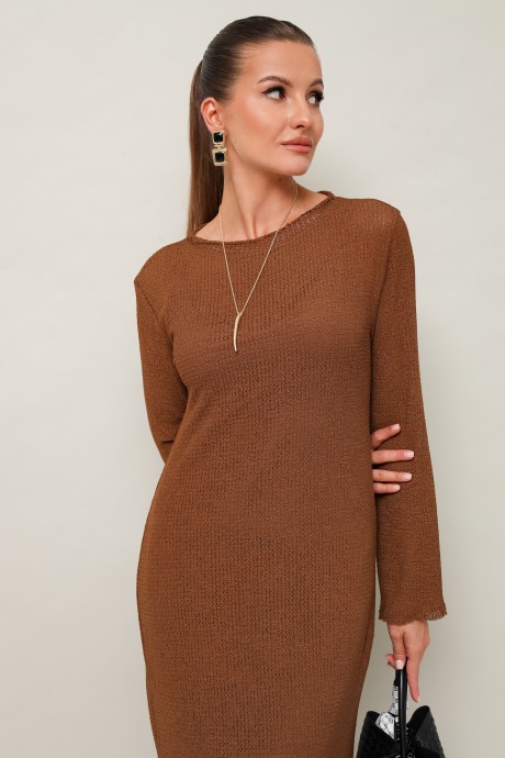 Платье PUR PUR 11-350 коричневый размер 42-50 #4