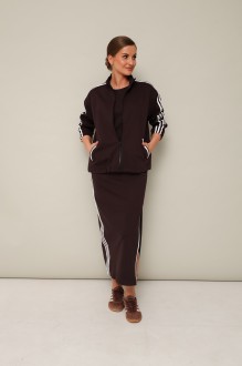 Костюм PUR PUR 11-349 /2 темный шоколад #1
