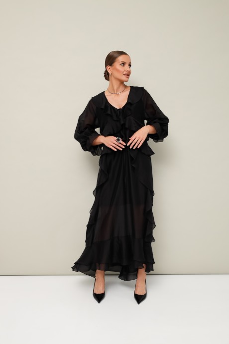 Платье PUR PUR 11-400 /2 черный размер 42-46 #3