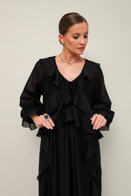 Платье PUR PUR 11-400 /2 черный размер 42-46 #4