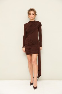 Вечернее платье PUR PUR 11-433 коричневый
