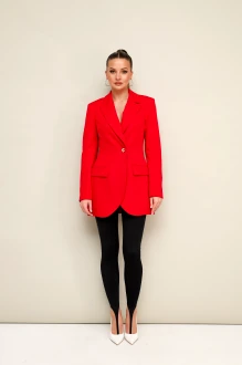 Брючный костюм PUR PUR 11-439 двойка /1 красный, черный