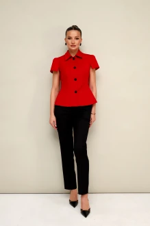 Брючный костюм PUR PUR 11-456 черный, красный