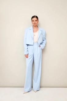 Брючный костюм PUR PUR 11-476 двойка голубой