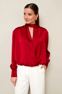 Блузка PUR PUR 11-491 бургунди