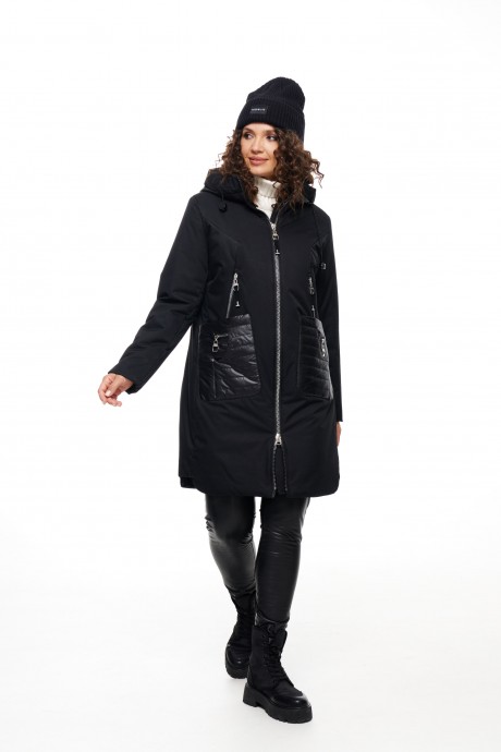 Пальто Beautiful&Free 6090 черный размер 48-58 #1