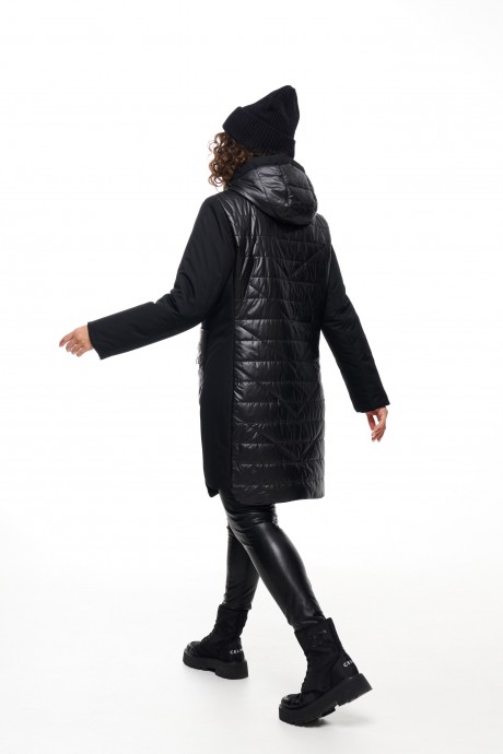 Пальто Beautiful&Free 6090 черный размер 48-58 #4