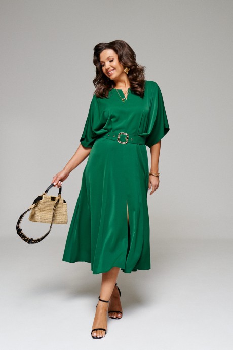 Вечернее платье Beautiful&Free 6135 изумруд размер 48-54 #1