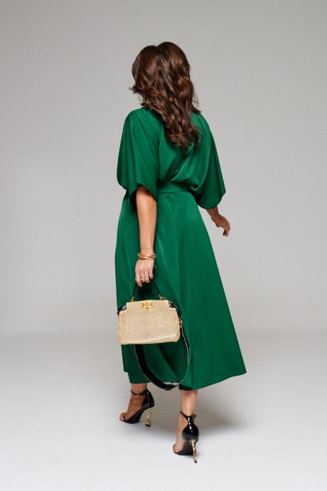 Вечернее платье Beautiful&Free 6135 изумруд размер 48-54 #6