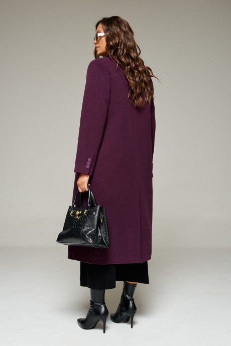 Пальто Beautiful&Free 7029 слива размер 44-52 #6