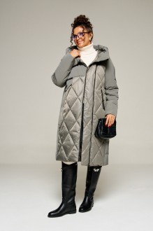 Пальто Beautiful&Free 8023 серый #1