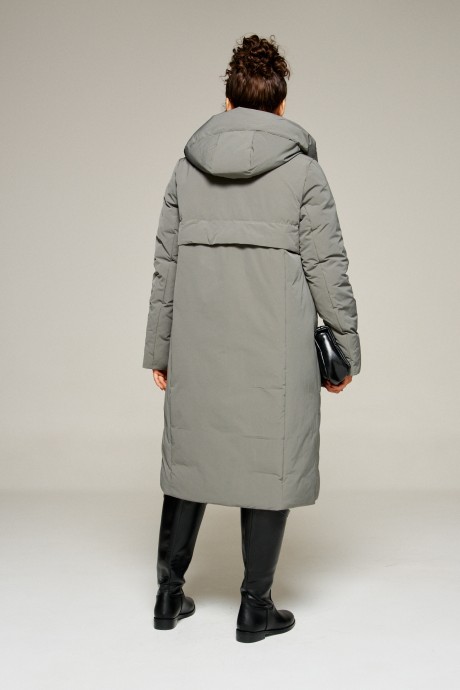 Пальто Beautiful&Free 8023 серый размер 46-56 #8