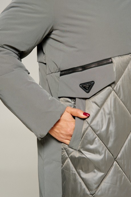 Пальто Beautiful&Free 8023 серый размер 46-56 #9