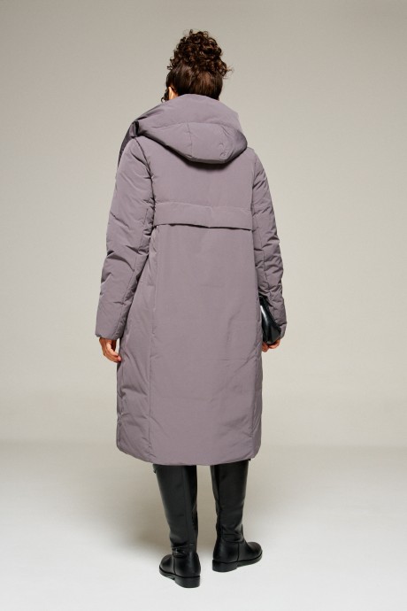 Пальто Beautiful&Free 8023 дымчато-лиловый размер 46-56 #7