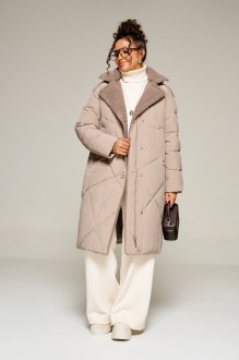 Пальто Beautiful&Free 8024 капучино #1