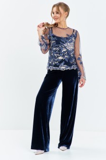 Костюм/комплект Euromoda 661 тройка синий #1